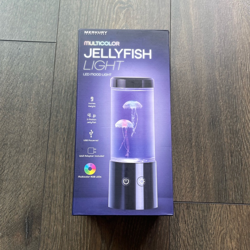 Merkury Multicolor Jellyfish LED Mood Light